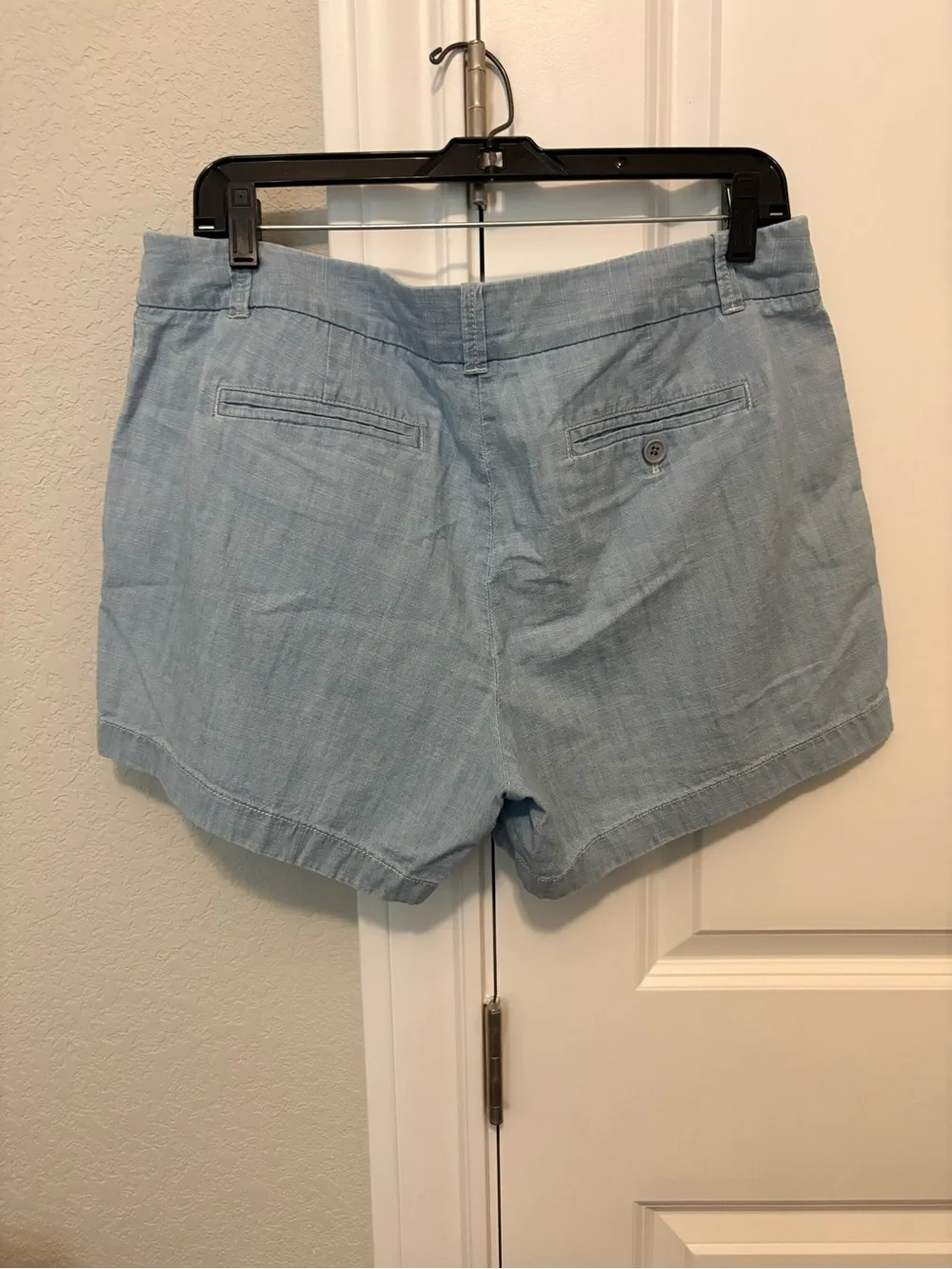 J. Crew Light Blue Linen-Blend Shorts - Picture 3 of 3